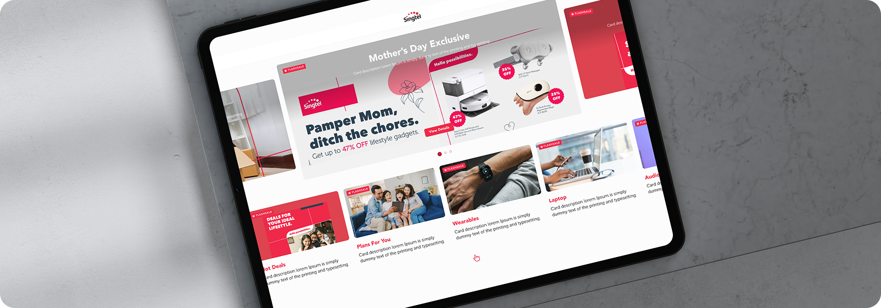 Singtel hero banner