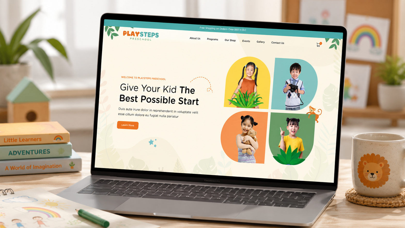 Playsteps Preschool hero banner